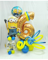 Happy 6th Birthday Minion Design